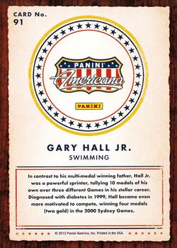 2012 Panini Americana Heroes & Legends #91 Gary Hall Jr. Back