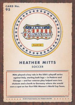 2012 Panini Americana Heroes & Legends #95 Heather Mitts Back