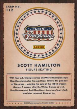 2012 Panini Americana Heroes & Legends #112 Scott Hamilton Back
