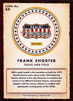 2012 Panini Americana Heroes & Legends #89 Frank Shorter Back