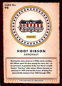 2012 Panini Americana Heroes & Legends #98 Hoot Gibson Back