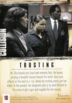 2006 Inkworks Lost Season 2 #16 Trusting Back
