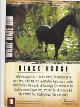 2006 Inkworks Lost Season 2 #18 Black Horse Back