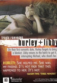 2006 Inkworks Lost Season 2 #83 Hurley + Libby Back