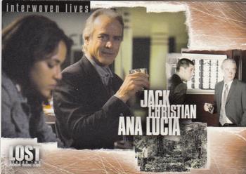 2006 Inkworks Lost Season 2 #86 Jack/Christian/Ana Lucia Front