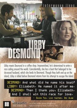 2006 Inkworks Lost Season 2 #88 Libby/Desmond Back