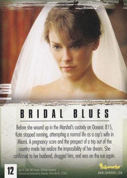 2007 Inkworks Lost Season 3 #12 Bridal Blues Back