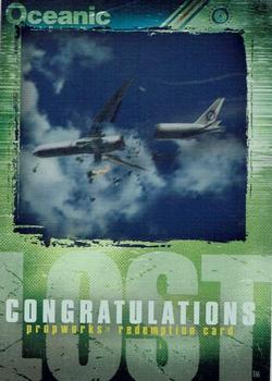 2007 Inkworks Lost Season 3 #PPR-1 Plane Relic Front