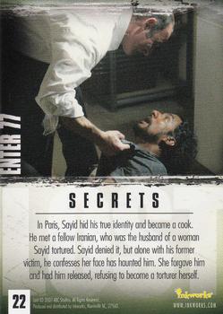 2007 Inkworks Lost Season 3 #22 Secrets Back