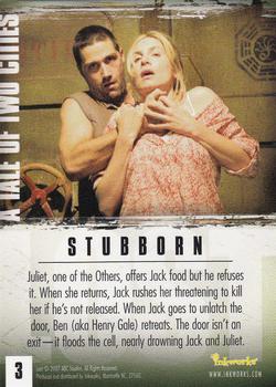 2007 Inkworks Lost Season 3 #3 Stubborn Back