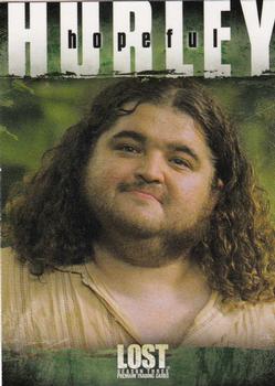 2007 Inkworks Lost Season 3 #58 Hurley: Hopeful / Despairing Front