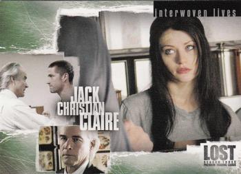 2007 Inkworks Lost Season 3 #77 Jack - Christian - Claire Front