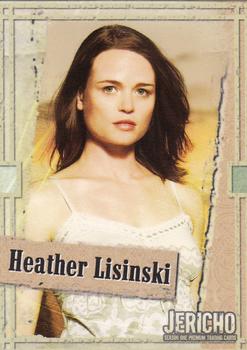 2007 Inkworks Jericho Season 1 #4 Heather Lisinski Front