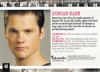 2007 Inkworks Veronica Mars Season 2 #48 Duncan Kane Back