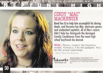 2007 Inkworks Veronica Mars Season 2 #50 Cindy MacKenzie Back