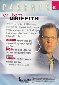 2007 Inkworks Veronica Mars Season 2 #68 Dr. Tom Griffith Back