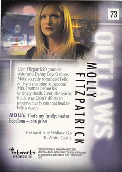 2007 Inkworks Veronica Mars Season 2 #73 Molly Fitzpatrick Back