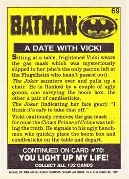 1989 Topps Batman - Collector's Edition (Tiffany) #69 A Date with Vicki Back