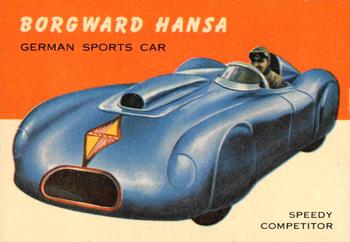 1953-55 Topps World on Wheels (R714-24) #34 Borgward Hansa sports Car Front