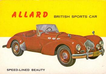 1953-55 Topps World on Wheels (R714-24) #106 Allard Sports Car Front