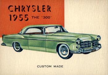 1953-55 Topps World on Wheels (R714-24) #176 1955 Chrysler 300 Front