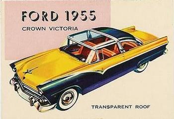 1953-55 Topps World on Wheels (R714-24) #180 1955 Ford Crown Victoria Front
