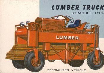 1953-55 Topps World on Wheels (R714-24) #8 Lumber Truck straddle type Front