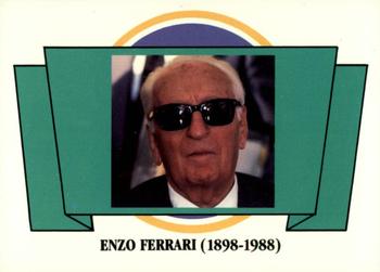 1992 Panini Antique Cars English Version #3 Enzo Ferrari Front