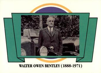 1992 Panini Antique Cars English Version #8 Walter Owen Bentley Front