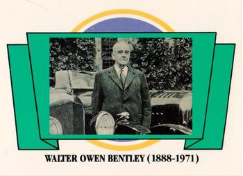 1992 Panini Antique Cars French Version #8 Walter Owen Bentley Front