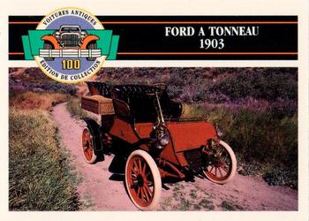 1992 Panini Antique Cars French Version #12 Ford A Tonneau 1903 Front