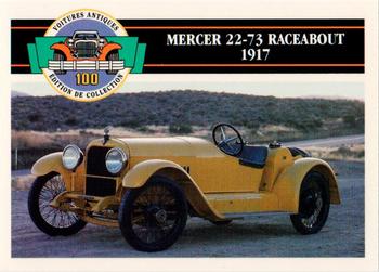 1992 Panini Antique Cars French Version #22 Mercer 22-73 Raceabout 1917 Front