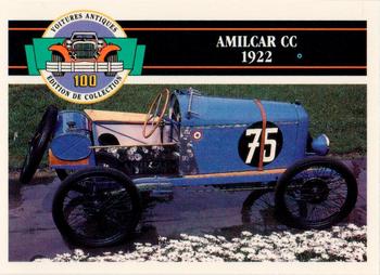 1992 Panini Antique Cars French Version #23 Amilcar CC 1922 Front