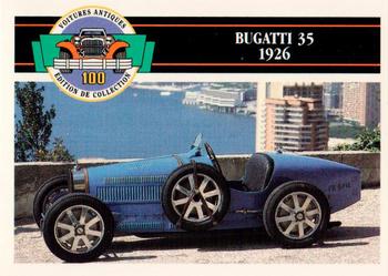 1992 Panini Antique Cars French Version #28 Bugatti 35 1926 Front