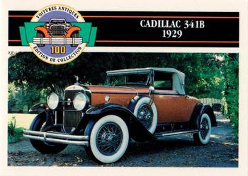 1992 Panini Antique Cars French Version #34 Cadillac 341B 1929 Front
