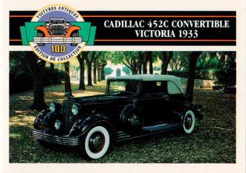 1992 Panini Antique Cars French Version #51 Cadillac 452C Convertible Victoria 1933 Front