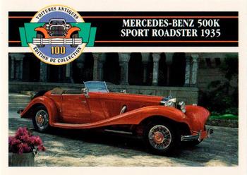1992 Panini Antique Cars French Version #65 Mercedes-Benz 500K Sport Roadster 1935 Front