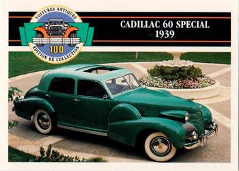 1992 Panini Antique Cars French Version #88 Cadillac 60 Special 1939 Front