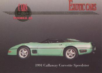 1993 CMK Cars of the World #16 1991 Callaway Corvette Speedster Front