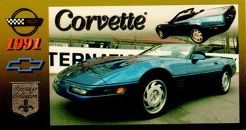 1996 Collect-A-Card Corvette Heritage Collection #56 1991 Corvette Convertible Front