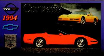 1996 Collect-A-Card Corvette Heritage Collection #64 1994 Corvette Convertible Front