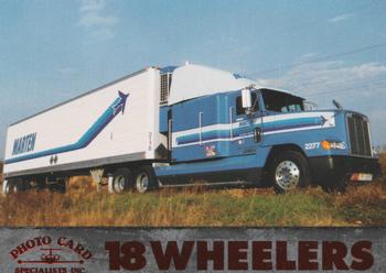 1994-95 Bon Air 18 Wheelers #17 Marten Transport - 1994 Freightliner/ 350 Detroit Front