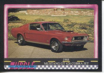 1991 Muscle Cards #41 1968 Ford Mustang GT 428 Cobra Jet Front
