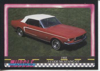 1991 Muscle Cards #42 1968 Ford Mustang GT Front