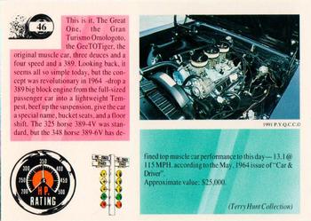 1991 Muscle Cards #46 1964 Pontiac GTO Back