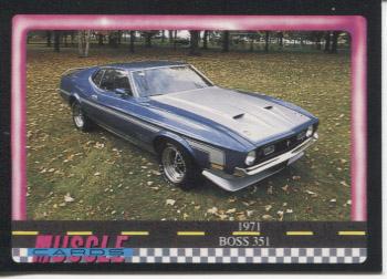 1991 Muscle Cards #75 1971 Ford Mustang Boss 351 Front