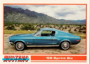 1992 Performance Years Mustang Cards #21 '68 Sprint Six Front