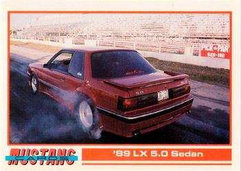 1992 Performance Years Mustang Cards #81 '89 LX 5.0 Sedan Front