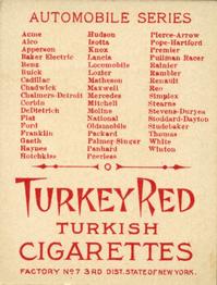 1911 Turkey Red Automobile Series (T37) #NNO Haynes Back