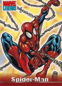 2001 Topps Marvel Legends #1 Spider-Man Front
